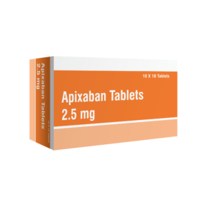 Apixaban 2.5mg 100 Tab